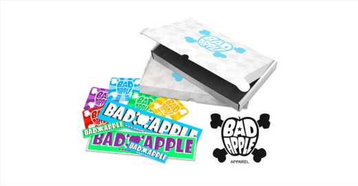 Bad Apple Apparel Graphic Design Example